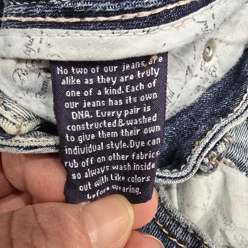 Amethyst Jeans Distressed Light Wash Stretch Straight Denim Blue Jeans 13-short‎ - Picture 5 of 8